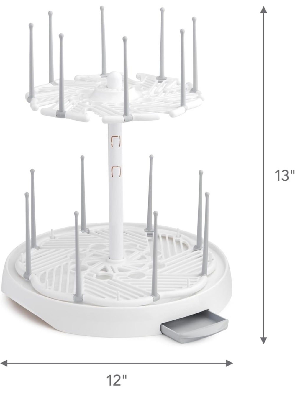 Baby bottle drying rack